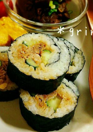 つまみやすい♪豚肉とキュウリの海苔巻ご飯-レシピのメイン写真