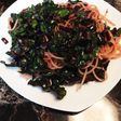 捨てないで!ビーツの葉パスタ