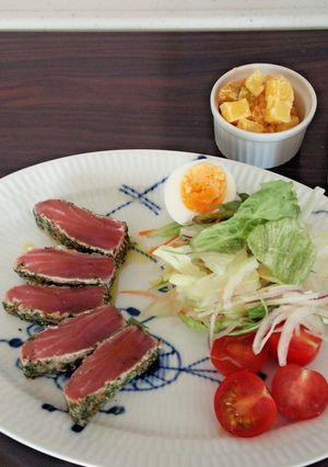 簡単！豪華！マグロ レアステーキ-レシピのメイン写真