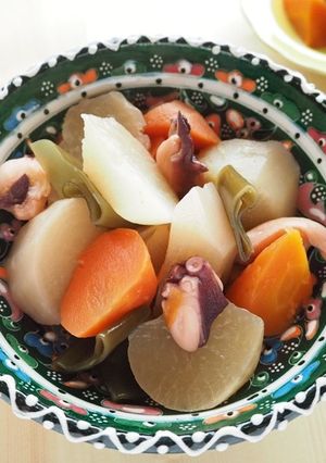 大根とたこの煮物【作り置き】-レシピのメイン写真