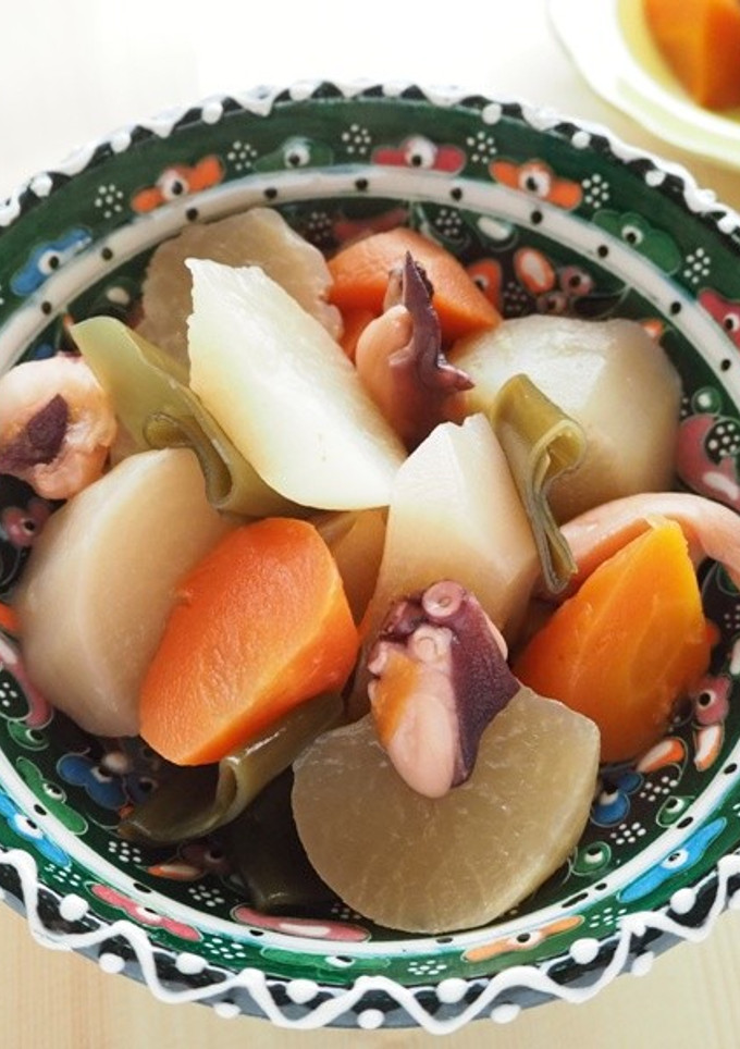 大根とたこの煮物【作り置き】-レシピのメイン写真