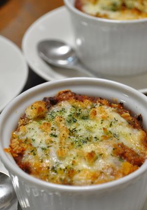 マッシュポテトとミートソース-レシピのメイン写真