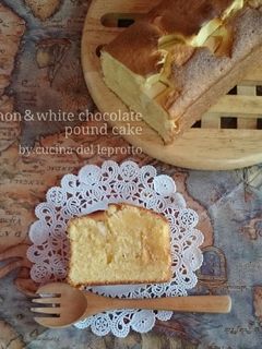 レモンとホワイトチョコのパウンドケーキ-レシピのメイン写真