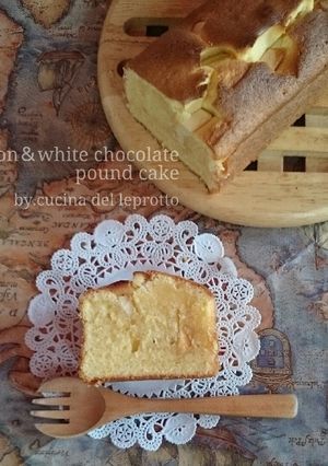 レモンとホワイトチョコのパウンドケーキ-レシピのメイン写真