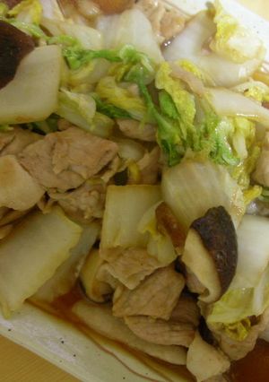 豚肉と白菜の甘酢炒め-レシピのメイン写真