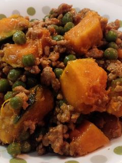 ルーと挽肉で簡単♪かぼちゃのドライカレー-レシピのメイン写真