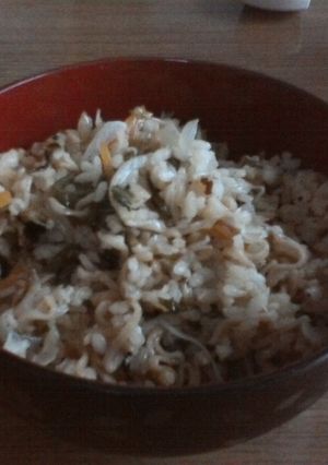 チキンラーメンで炊き込みご飯-レシピのメイン写真