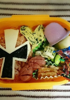 ニンニンジャー☆簡単☆キャラ弁-レシピのメイン写真