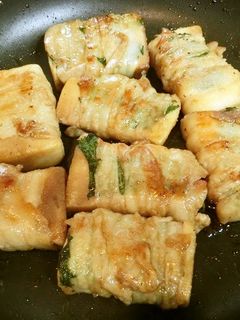高野豆腐の紫蘇肉巻き☆-レシピのメイン写真
