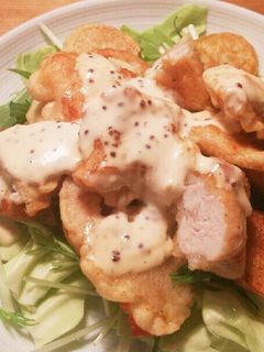 節約*柔らか鶏むね肉のマヨネーズソース-レシピのメイン写真