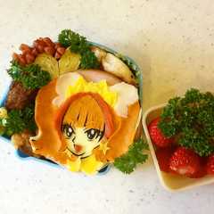 รูปของ プリキュアのキュアトゥインクルのキャラ弁