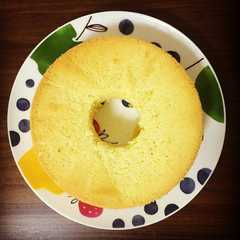 รูปของ ココナッツオイルと豆乳のシフォンケーキ