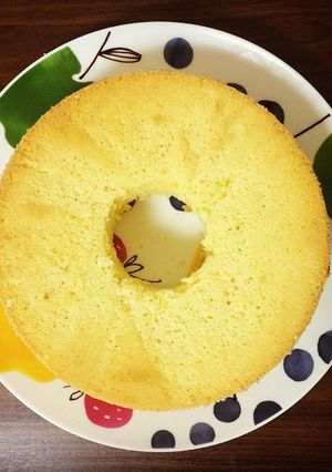 ココナッツオイルと豆乳のシフォンケーキ-レシピのメイン写真