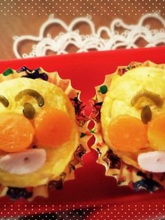 キャラ弁に☆アンパンマン鶏そぼろおにぎり-レシピのメイン写真