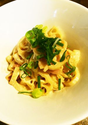 居酒屋メニュー☆れんこんのマヨポン酢-レシピのメイン写真
