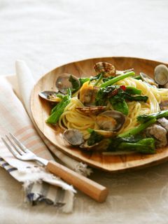 菜の花とアサリのパスタ-レシピのメイン写真