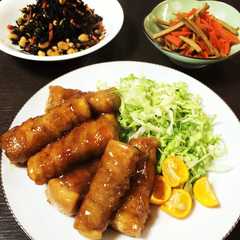 รูปของ 栄養たっぷり高野豆腐の肉巻き♪