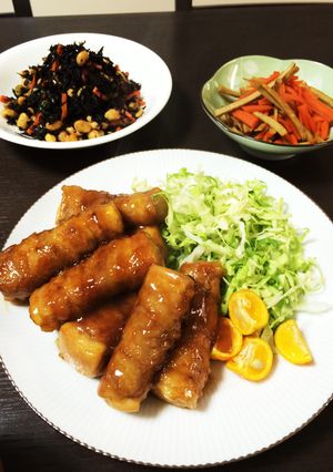 栄養たっぷり高野豆腐の肉巻き♪-レシピのメイン写真