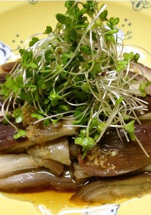 蒸し茄子の冷製-レシピのメイン写真