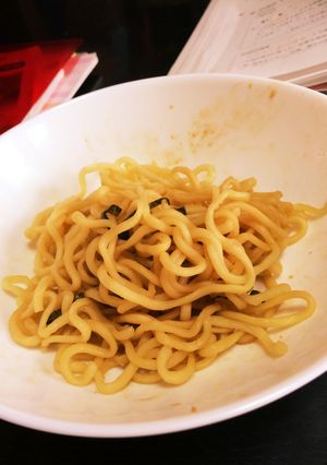 焼きそばの麺で簡単わさび醤油パスタ-レシピのメイン写真
