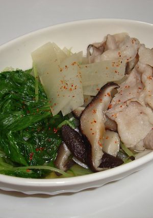 水菜と豚肉のハリハリ風煮☆-レシピのメイン写真