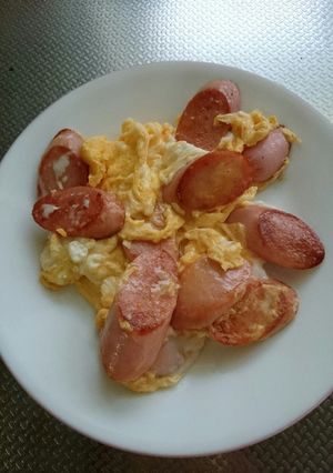 魚肉ソーセージのたまごとじ-レシピのメイン写真