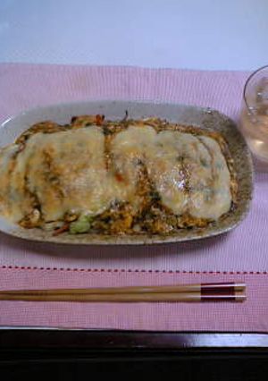 麻婆焼きそばグラタン-レシピのメイン写真