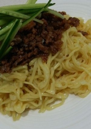 ジャージャー麺風簡単noodle♡-レシピのメイン写真