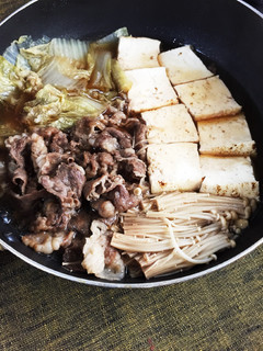 フライパンで手早く!すき焼き風すき煮-レシピのメイン写真