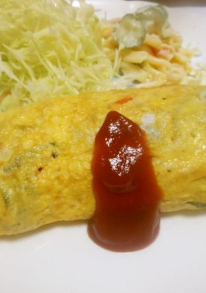 オムレツ　野菜たっぷり　私流-レシピのメイン写真