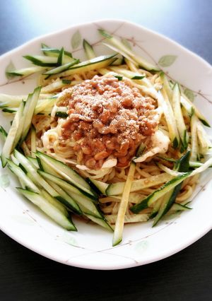 納豆マヨ冷やし中華♡-レシピのメイン写真