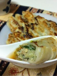 ビックリ!おうちで肉汁溢れる寒天入り餃子-レシピのメイン写真