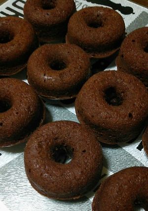チョコ入り焼きドーナツ-レシピのメイン写真