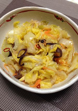 白菜の中華風サラダ漬け。レンジ調理-レシピのメイン写真