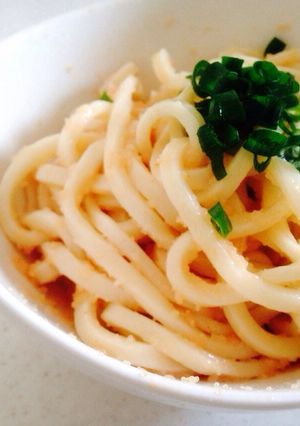 簡単！レンジで明太子うどん-レシピのメイン写真