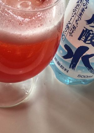 いちごのジュース-レシピのメイン写真