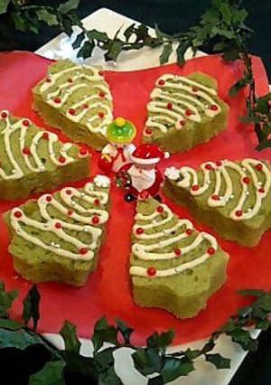 クリスマス☆プチツリーケーキ-レシピのメイン写真