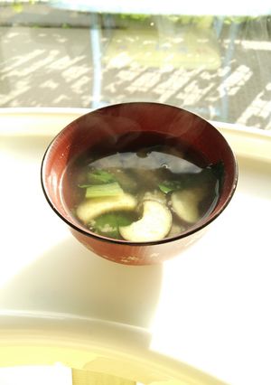 とろとろ☆茄子とほうれん草のみそ汁-レシピのメイン写真