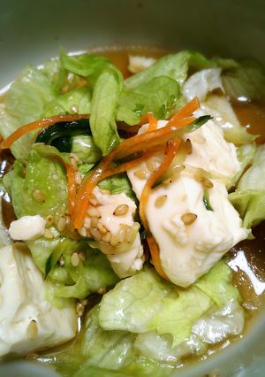 メイソンジャーde中華風豆腐サラダ-レシピのメイン写真