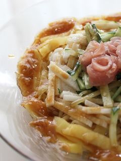 長芋なめ茸の簡単冷やし中華-レシピのメイン写真