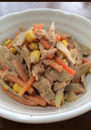 ごまドレッシング風☆ごぼうサラダ-レシピのメイン写真