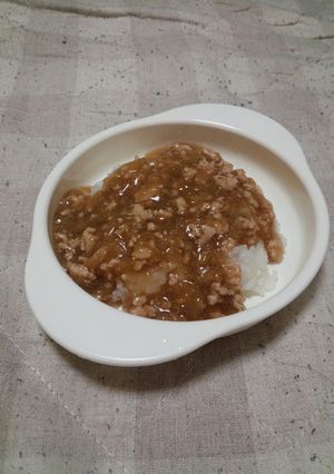 ひき肉と野菜のあんかけ♡-レシピのメイン写真