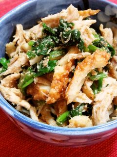 ムネ肉とほうれん草のごま和え☆具だくさん-レシピのメイン写真