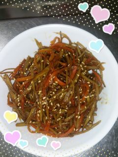 きんぴらごぼう-レシピのメイン写真