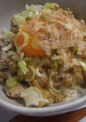 鯖水煮缶と納豆の豆腐和え-レシピのメイン写真