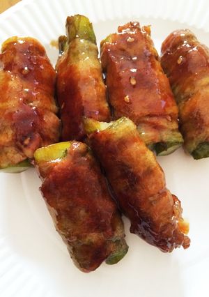 お弁当に！簡単 アスパラの豚肉巻き-レシピのメイン写真