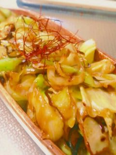 キャベツと塩昆布の炒め物-レシピのメイン写真