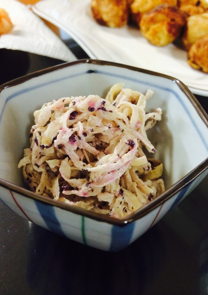 切り干し大根のゆかりマヨ和え-レシピのメイン写真