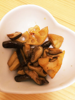 れんこんと椎茸の塩きんぴら-レシピのメイン写真
