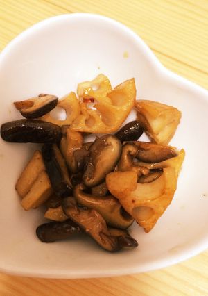 れんこんと椎茸の塩きんぴら-レシピのメイン写真